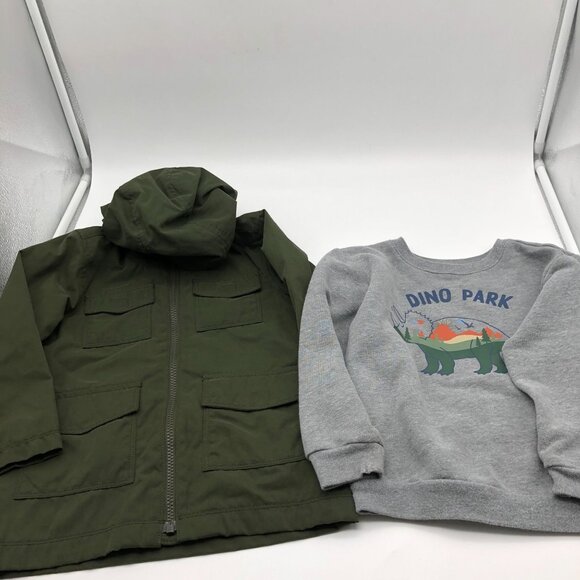 Boys Size 4T Sweaters BUNDLE Jacket Hoodie Sweatshirt Fall Winter Nike Marvel - Picture 8 of 9